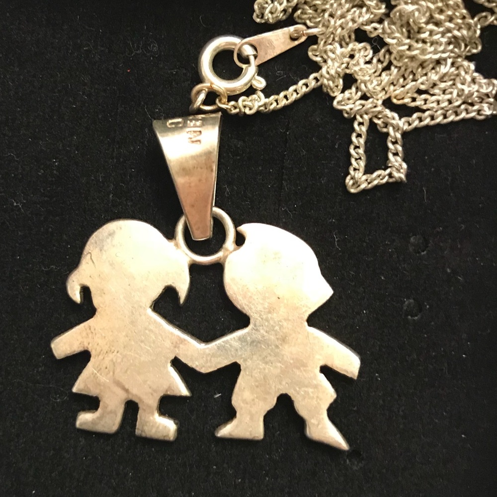 Final Price Vintage mother’s necklace 925 SS